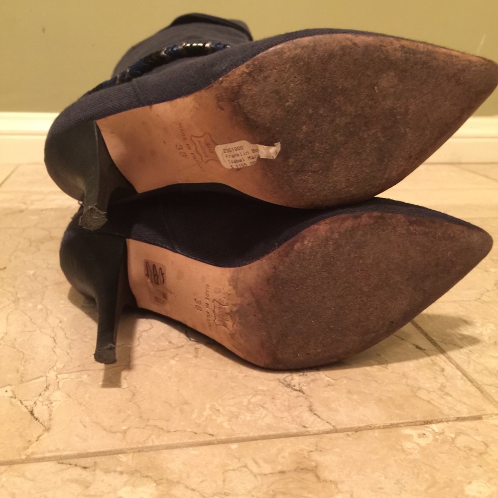 Isabel Marant Franklin Canvas Boots Size 38 - Picture 4 of 4